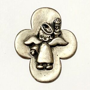 Silver Pocket Angel
 - Angels Light Our Path